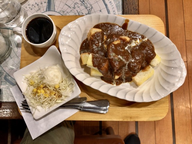 嵐にしやがれで紹介された 目白にある伴茶夢 ばんちゃむ の ハンバーグパンカレー うさぎの日記